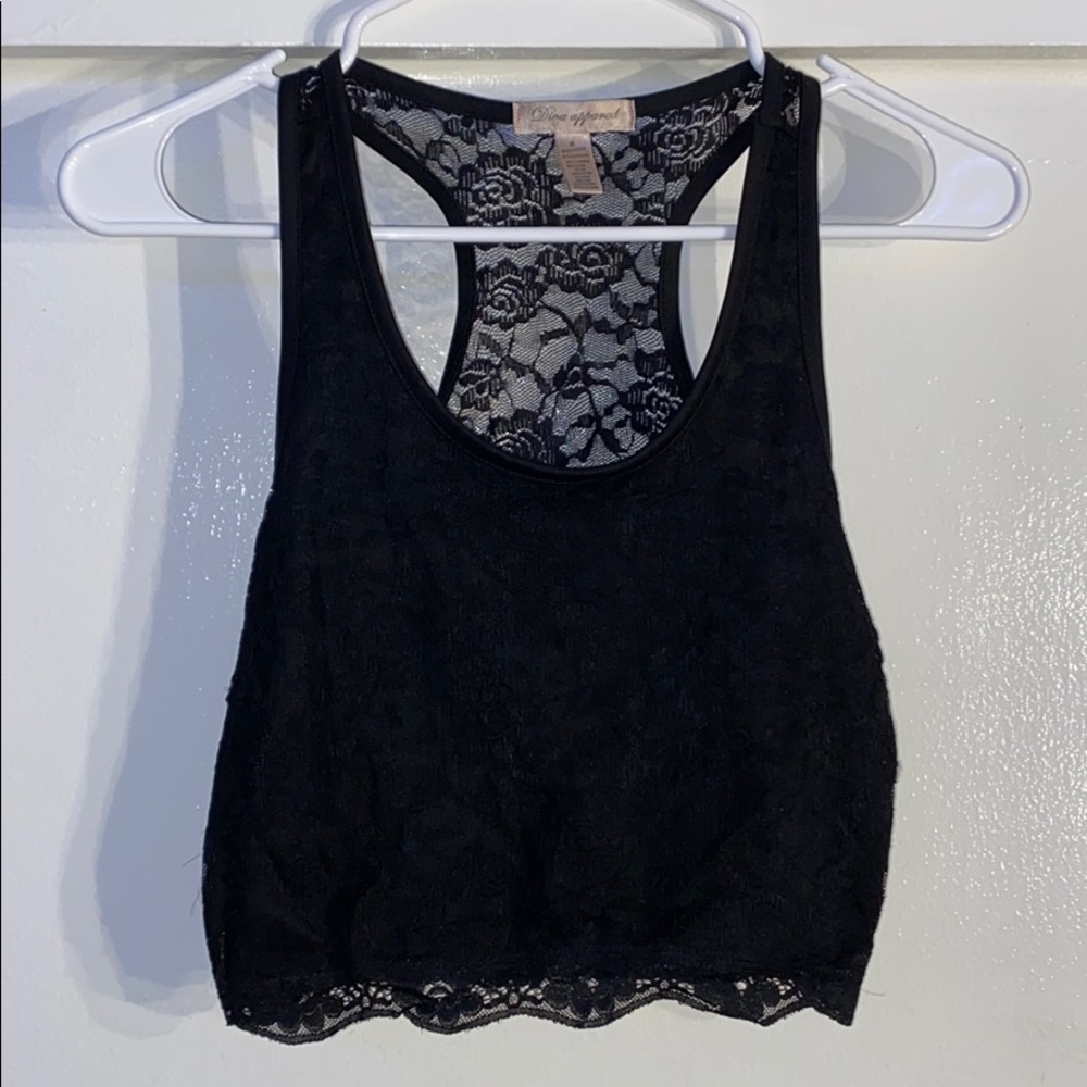 lace crop top